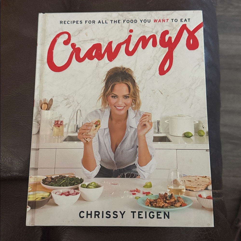 Cravings Cookbook by Chrissy Teigen - White Cover